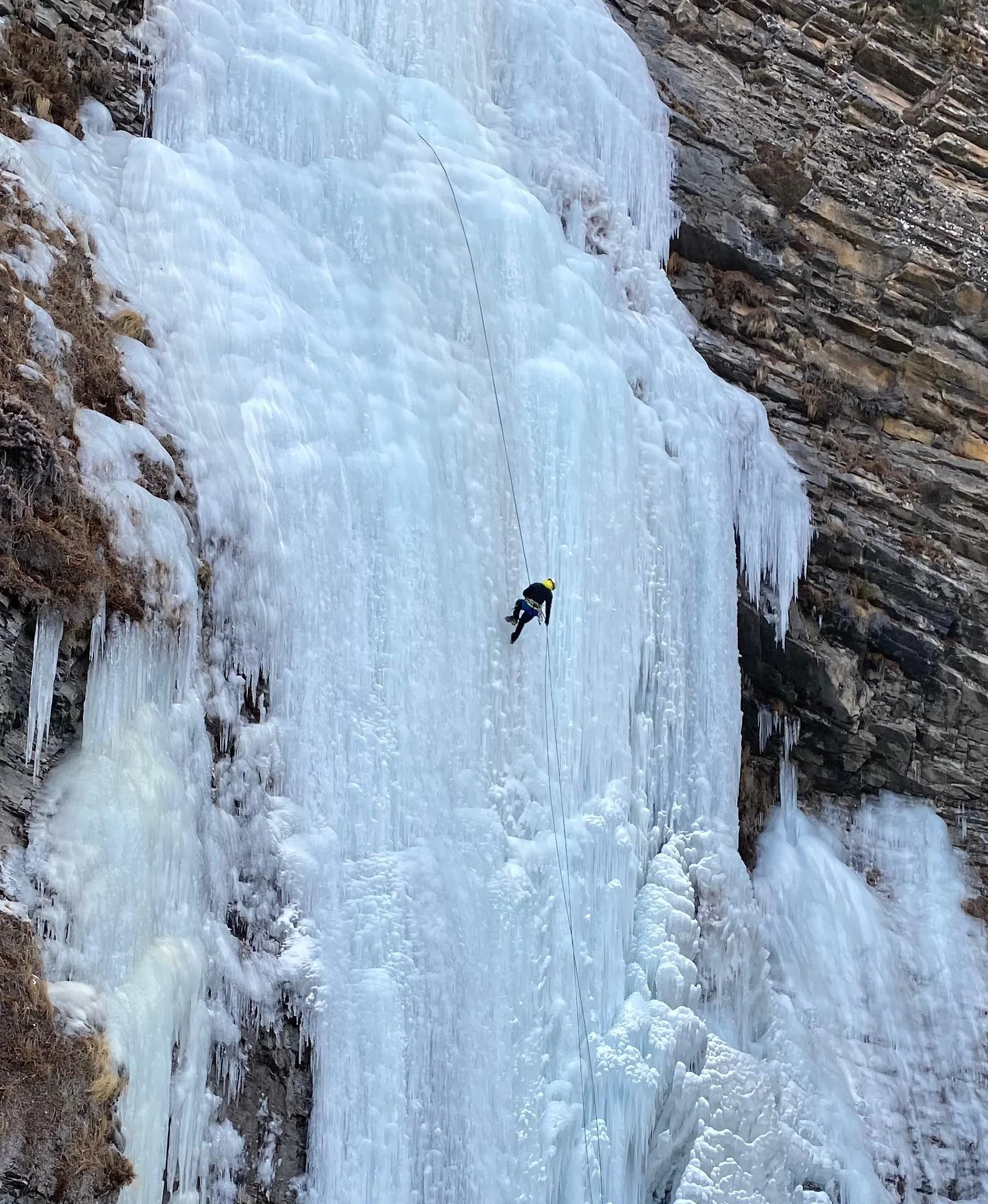 Ice Climbing Training in Manang