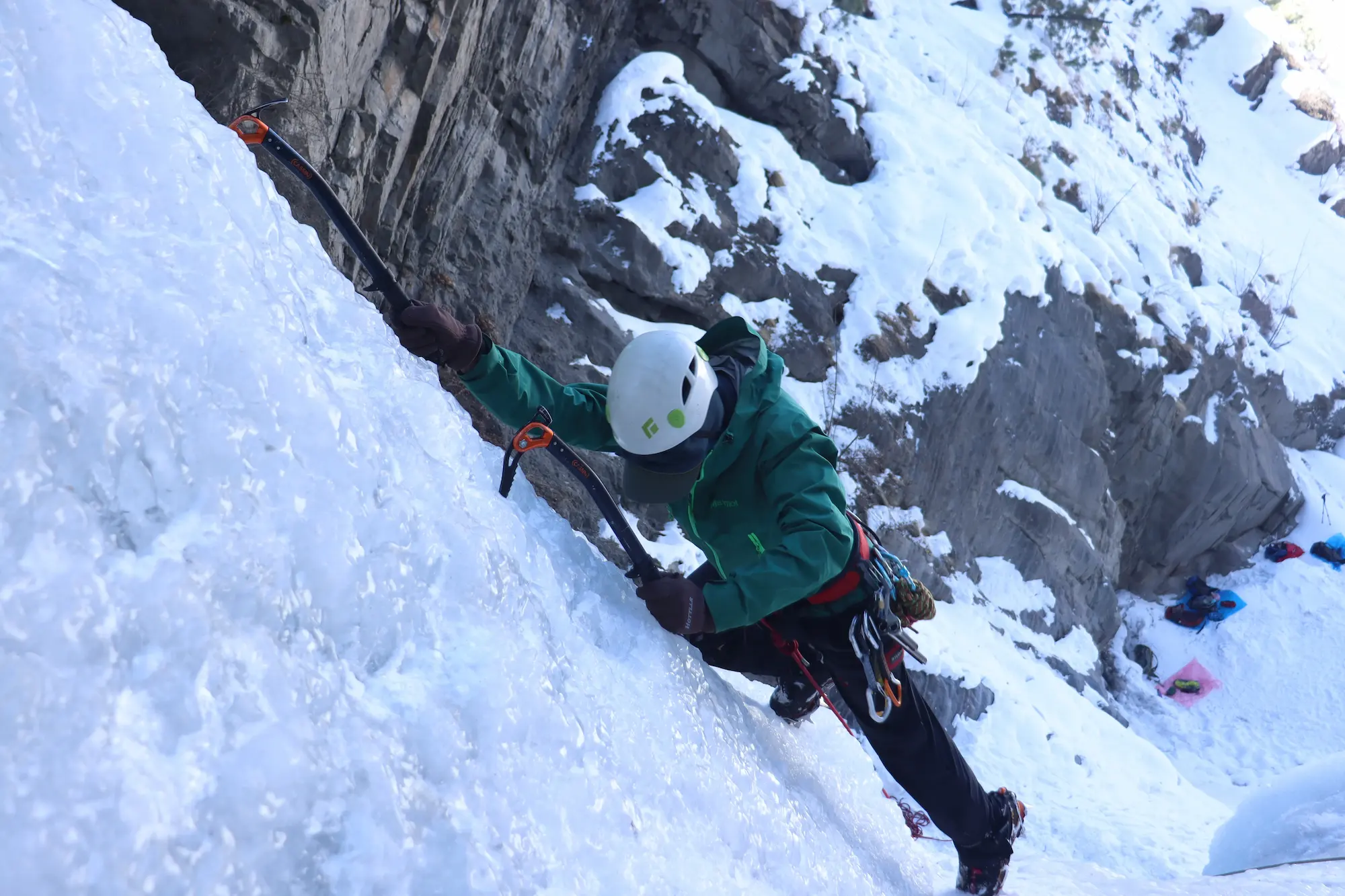 Ice Climbing Training in Manang